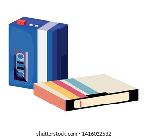 retro 80s style vector ilustration vector ilustration