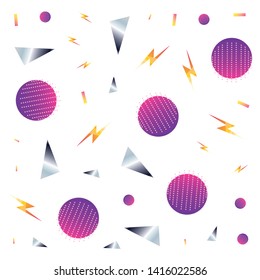 retro 80s style vector ilustration vector ilustration