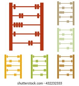 Retro abacus sign