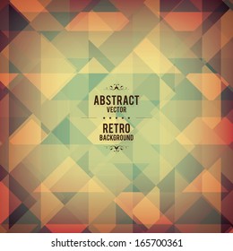 Retro abstract background