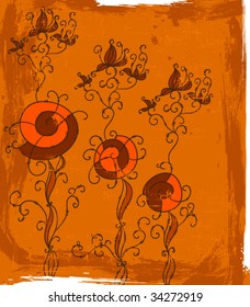 Retro abstract background