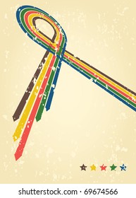retro abstract background