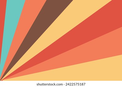retro abstract background colorful with stripes