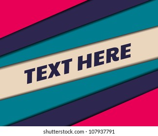 Retro abstract background with copy space. EPS 10 file.