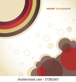 Retro Abstract Background Vector