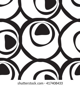 retro abstract background vector seamless hand drawn trendy for web pattern