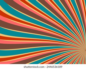 Retro abstract background vector, vintage geometric lines design, simple colorful lines classic grunge wallpaper.