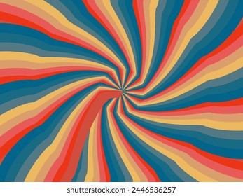 Retro abstract background vector, vintage geometric lines design, simple colorful lines classic grunge wallpaper.