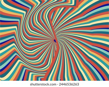 Retro abstract background vector, vintage geometric lines design, simple colorful lines classic grunge wallpaper.