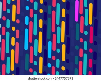 Retro abstract background vector, vintage geometric lines design, simple colorful lines classic grunge wallpaper.
