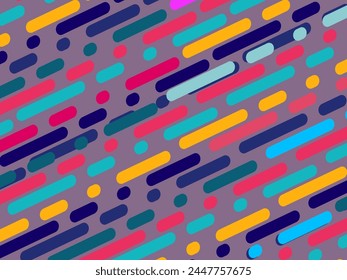 Retro abstract background vector, vintage geometric lines design, simple colorful lines classic grunge wallpaper.