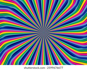 Retro abstract background vector, vintage geometric lines design, simple colorful lines classic grunge wallpaper.