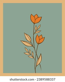 Retro abstract background vintage simple color stok vector