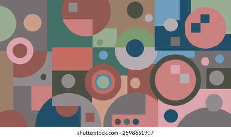 retro abstract background for wall decoration