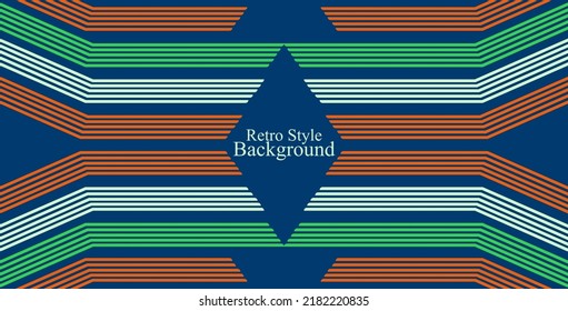 retro abstract colorful gradient line style background