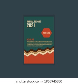 Retro abstract design, geometric cover. EPS8 vector image.