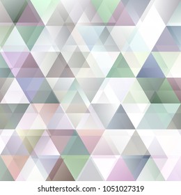 Retro abstract double polygonal triangle background - vector illustration