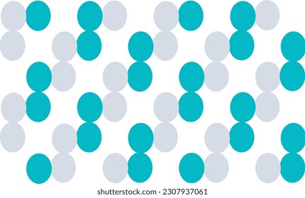 retro abstract green blue and gray background with dots strip seamless repeat pattern, replete image design for fabric printing for wallpaper