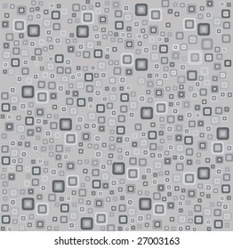 Retro abstract grey background with squares