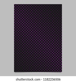 Retro abstract halftone dot pattern background poster template