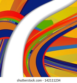 Retro abstract illustration, colorful digital composition.