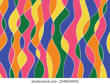 Retro Abstract lines pattern. For web and digital media.