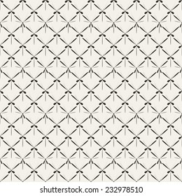Retro abstract mesh seamless pattern. Vector illustration for insect design. Can be used for wallpaper, cover fills, web page background, surface textures. Black and white colors.