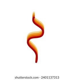 Retro Abstract Multicolored Line Decoration