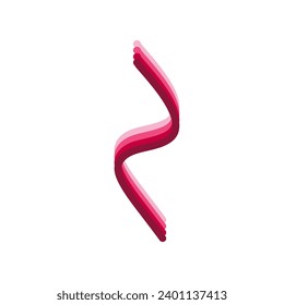 Retro Abstract Multicolored Line Decoration