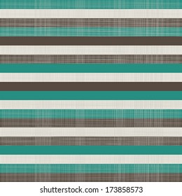 retro abstract seamless background with fabric texture in green and grey