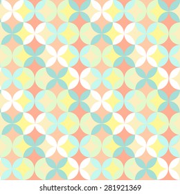 Retro Abstract Seamless Geometric Pattern