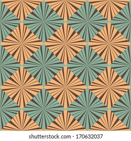 Retro abstract seamless pattern. diamonds