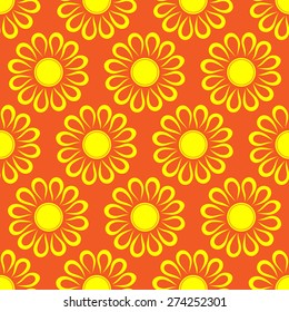Retro abstract seamless pattern with  suns. Retro seamless patterns set. 