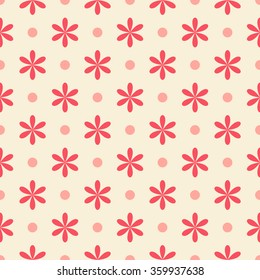 Retro abstract seamless pattern.Perfect for decoration postcards, brochures, textiles or paper packaging.