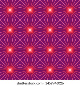 Retro abstract vector seamless geometric ornament for textile, prints, wrapping paper