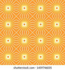 Retro abstract vector seamless geometric ornament for textile, prints, wrapping paper