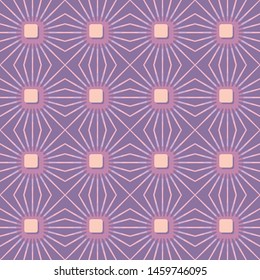 Retro abstract vector seamless geometric ornament for textile, prints, wrapping paper