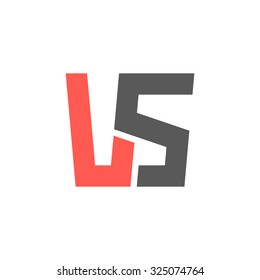 retro abstract versus sign. concept of relation, retro mark, together, standoff, final fighting, confrontation. isolated on white background. flat style trend modern brand design vector illustration