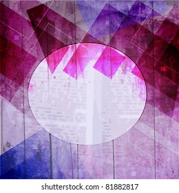 Retro  abstraction in color. Abstract Vector Background