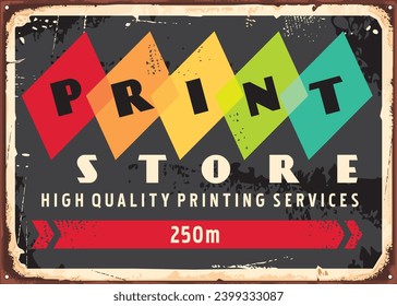 Print service identity polygraphy cmyk design vector. Paper in a