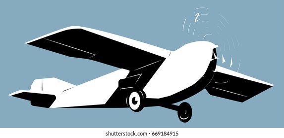 retro airscrew medium plane