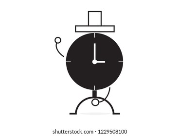 retro alarm clock icon