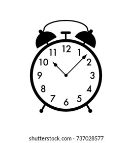 A retro alarm clock icon in vector format.