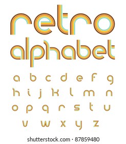 Retro Alphabet