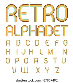 Retro Alphabet