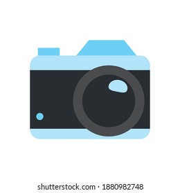 diseño de dispositivos retro amera, tecnología Gadget y tema de fotografía Ilustración vectorial