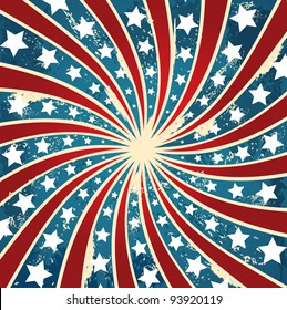 Retro american style background