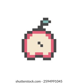 retro apple pixel art for your needs