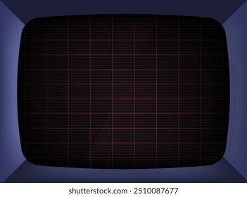 Retro arcade game machine. Screen background. Vector illustration.