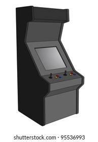 Retro arcade machine